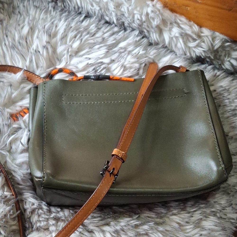 Rag & Bone Green Crossbody with Orange Detail - Picture 4 of 10